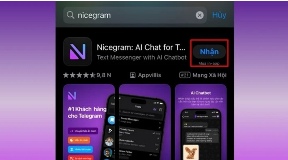 cài đặt nicegram